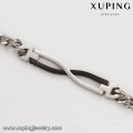 75012 Xuping titanium jóias personalizado corrente pulseira magnética